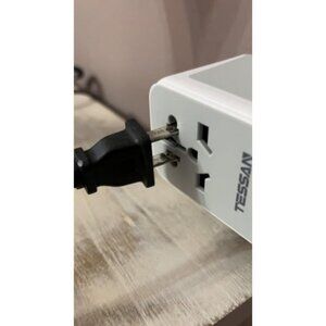 Universal Travel Adapter, International Power Adapter 5.6A 3 USB C 2 USB
